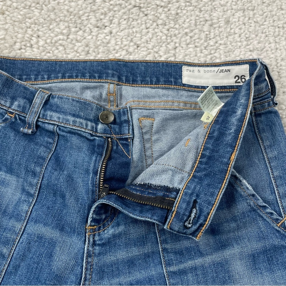 Rag & Bone Dre Carpenter Jeans Cargo Distressed Sz 26 M17 - Picture 5 of 14